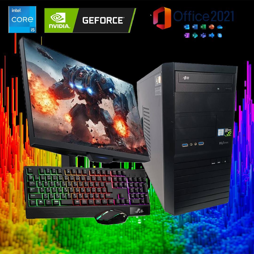 激安ゲーミングPCフルセット】i5 GTX MS Office搭載 ドスパラ - メルカリ