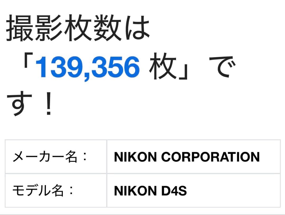 Nikon D4s 並品 元箱アリ 値引き交渉可