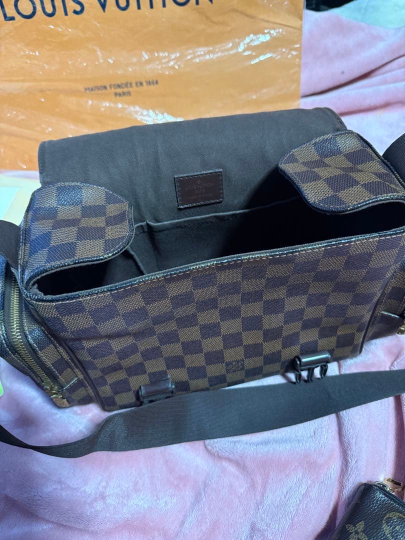 ネ*ル様 2万スタ☆高級☆ルイヴィトン リポーター メルヴィール ダミエ