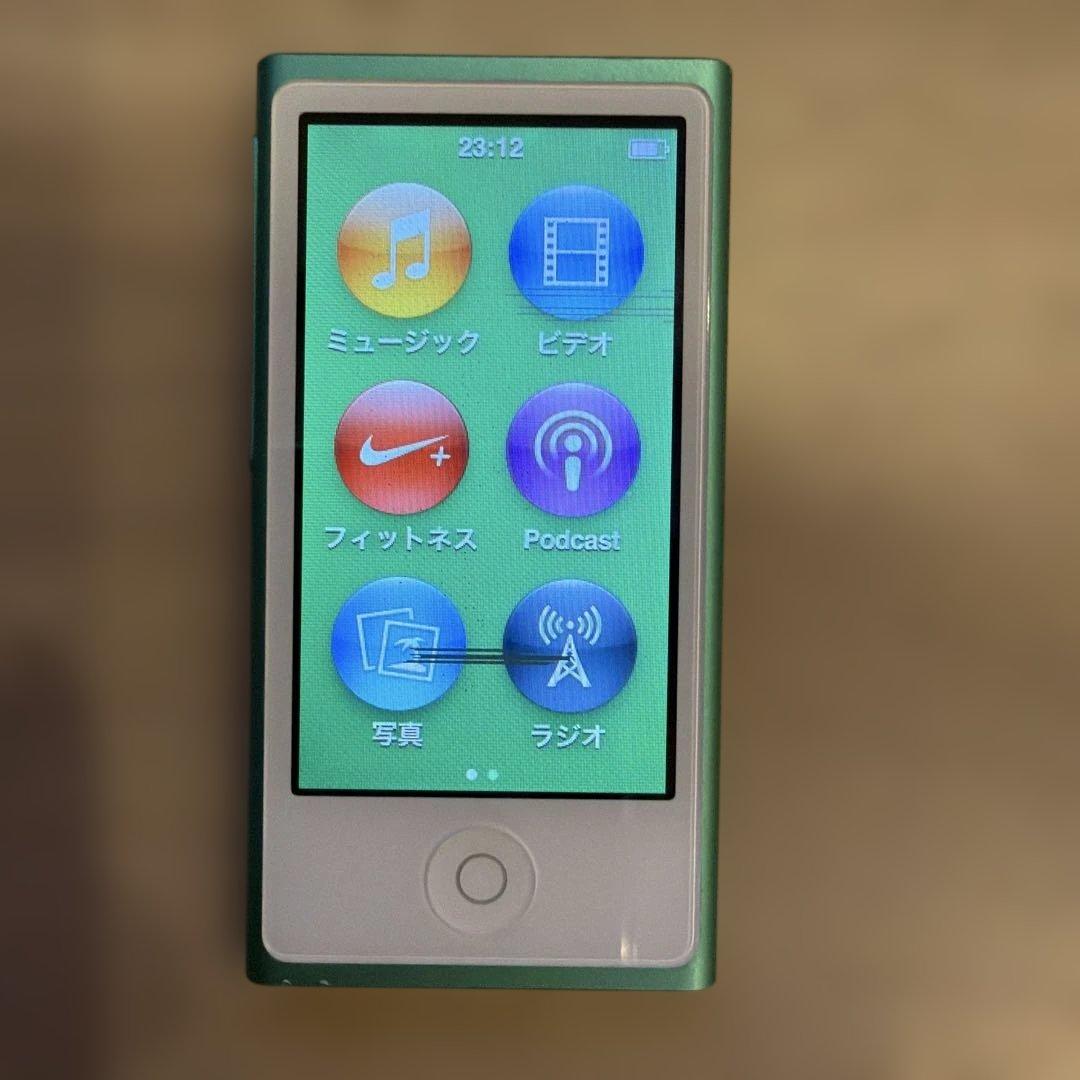 格安スタート！ジャンク品】iPod nano (7世代) グリーン 16GB - メルカリ
