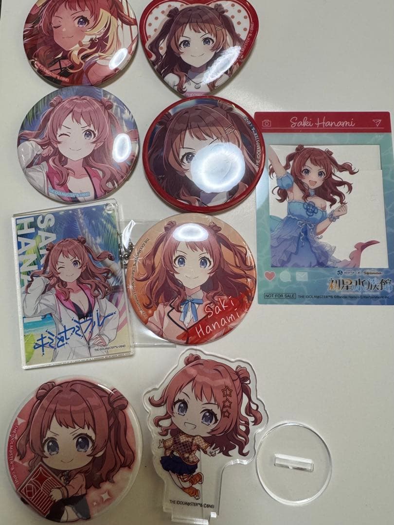 学マスー 花海咲季 缶バッジ アクキー 冠菊 キミとセミブルー DEBUT等