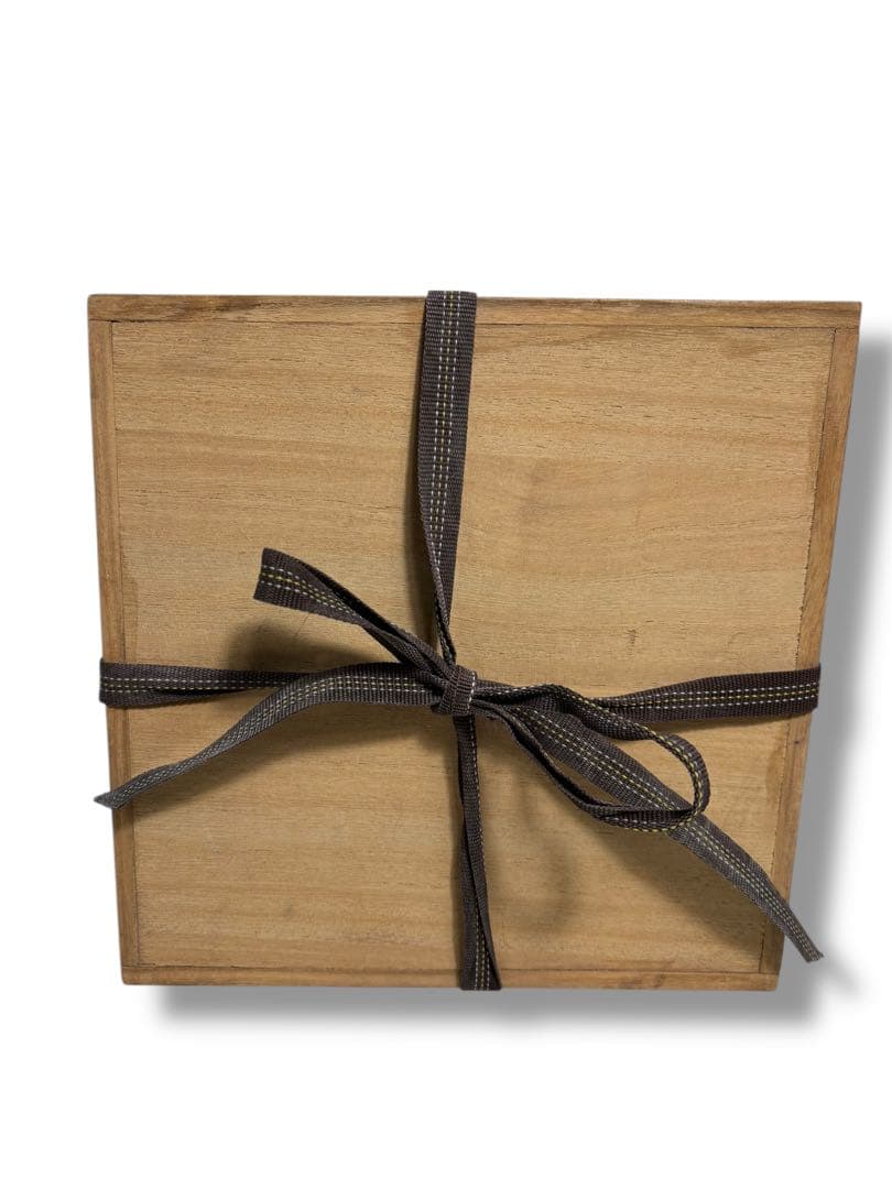 薩摩焼 丸十字紋 色絵金彩 花鳥図 大壺 花瓶 木箱付き S-12