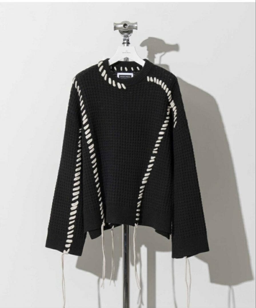 メゾンスペシャル 鬼ワッフル ニット MAISON SPECIAL（メゾンスペシャル）の「《ユニセックスアイテム》鬼