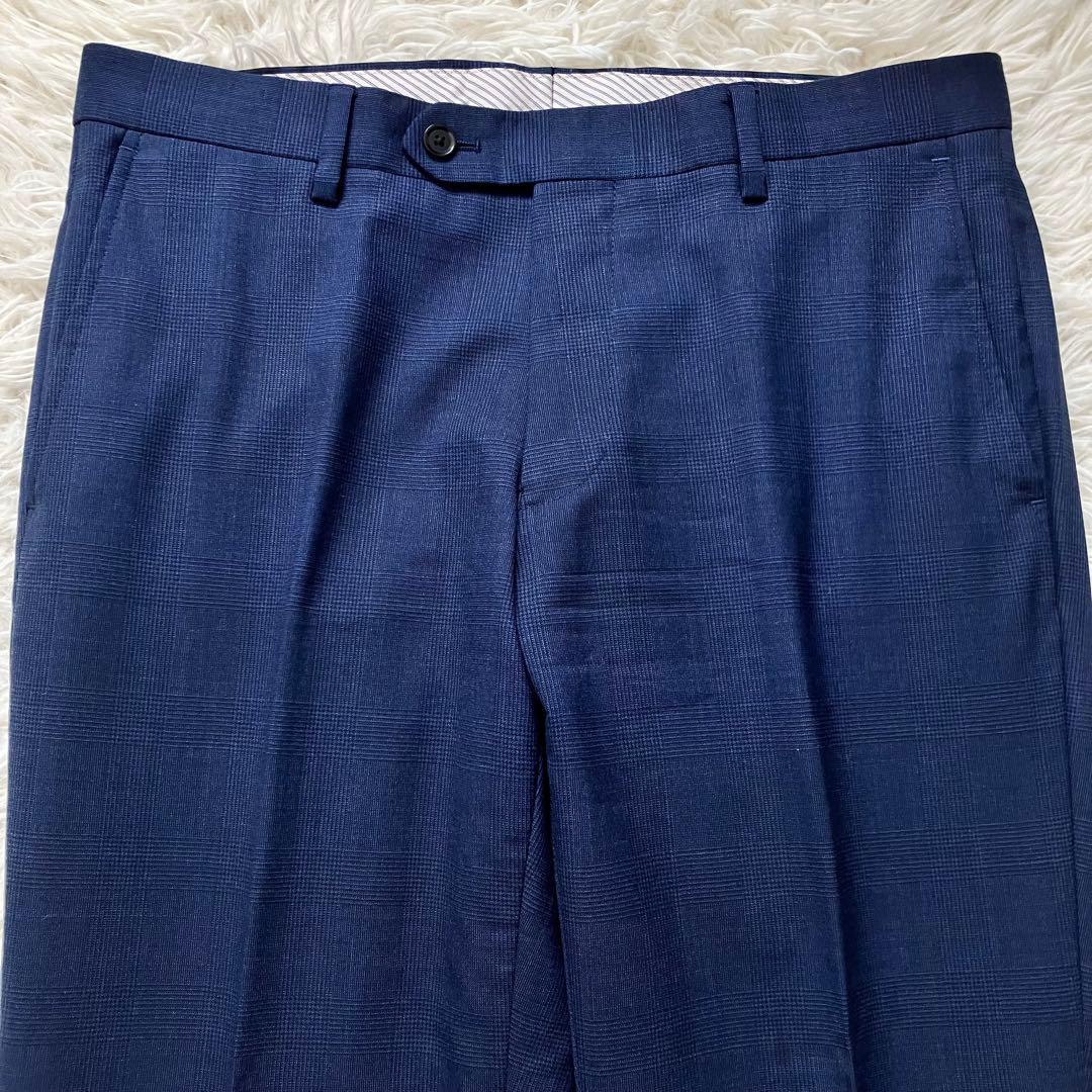 《極美品早い者勝ち》グリーンレーベルリラクシングスーツセットアップネイビー