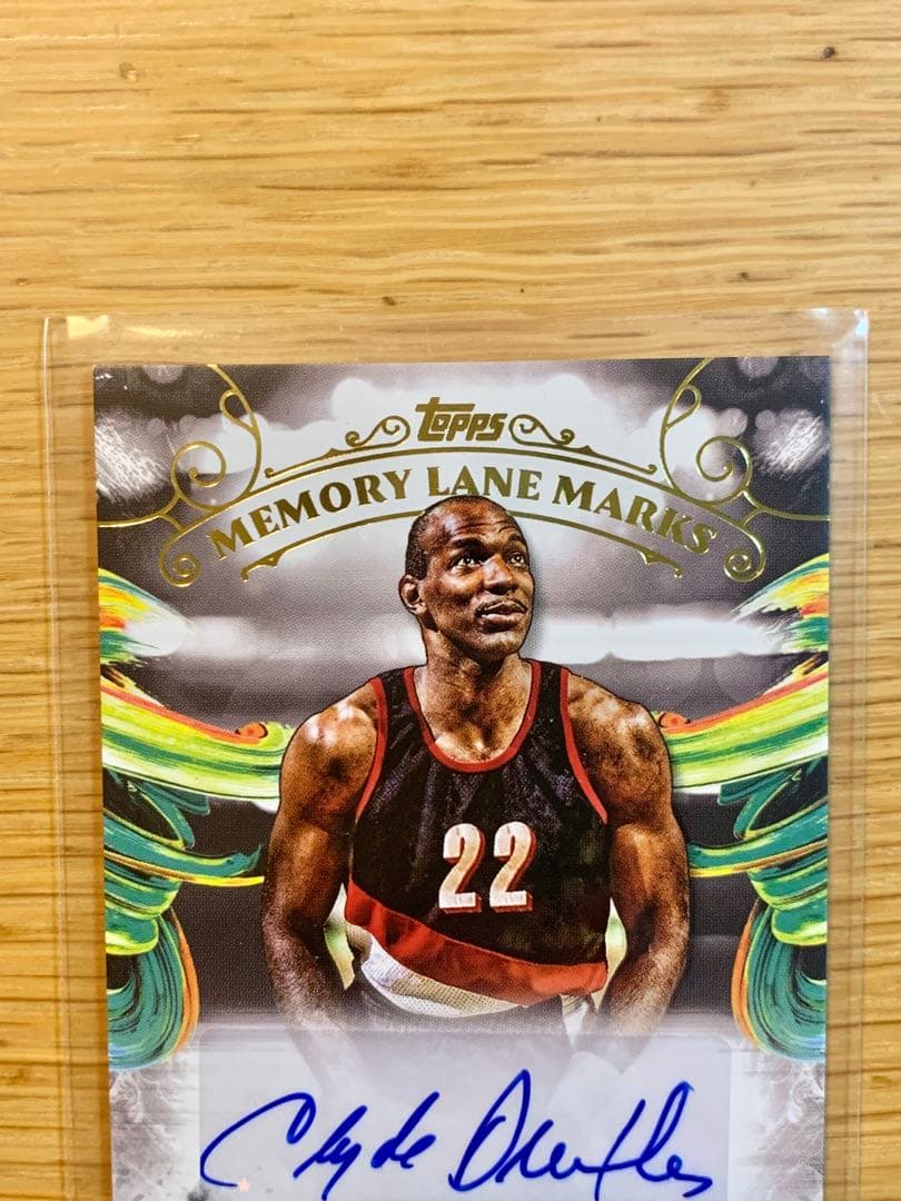 NBA PORブレイザーズ クライドドレクスラー auto 直筆サイン入りカード