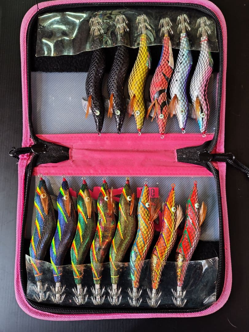 餌木猿 3.5寸 14本 希少カラー ケース付き - メルカリ