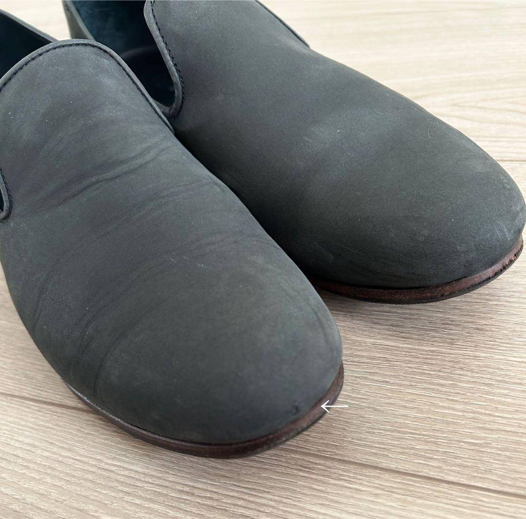 evam eva レザースリッポンシューズ 38 スミ - 靴一 番 安い