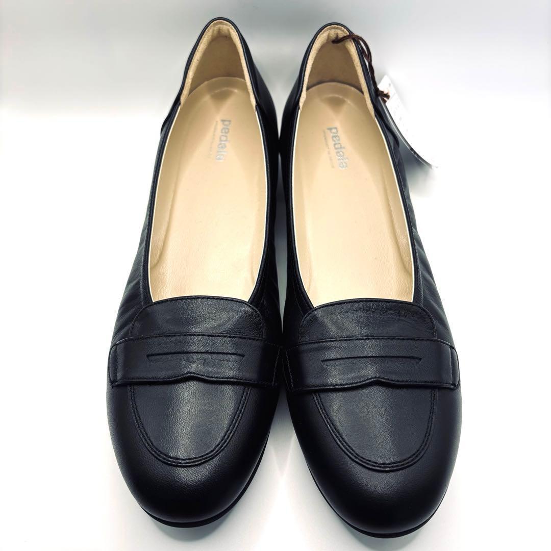 【新品未使用】アシックスウォーキング ぺダラ パンプス 24.5cm ブラック