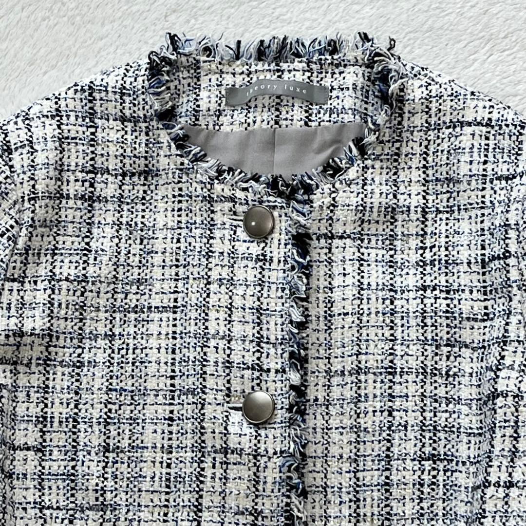 極美品✨セオリーリュクス 23SS ジャケット ツイード サイズ38