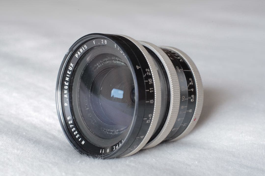 希少名玉。美品 P.Angenieux 28mmF3.5 R11 EFアダプタ付