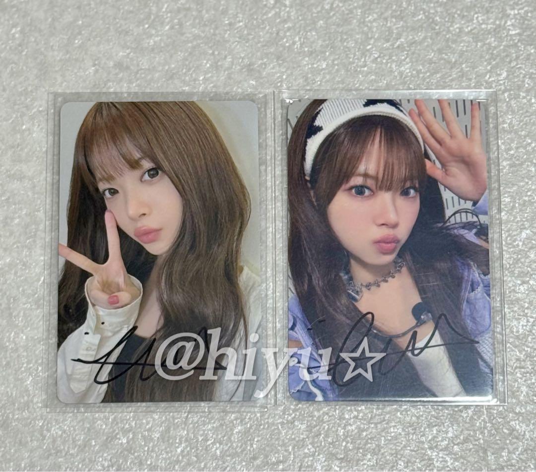 LE SSERAFIM SPAGHETTI 直筆サイン ウンチェ2種 - メルカリ