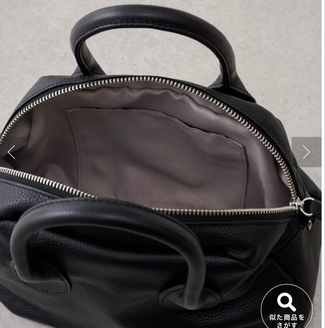 ビアズリーBEARDSLEY☆ラウンドミニボストンバッグ 2way☆タグ付新品