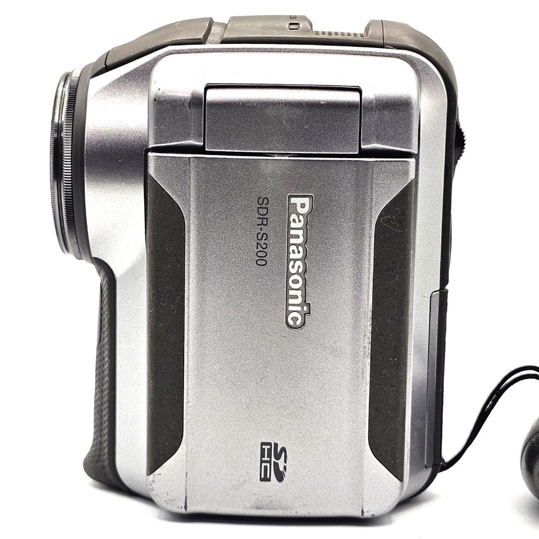 Panasonic SDR-S200 動作品 SDビデオカメラ バッテリー2個付 - メルカリ