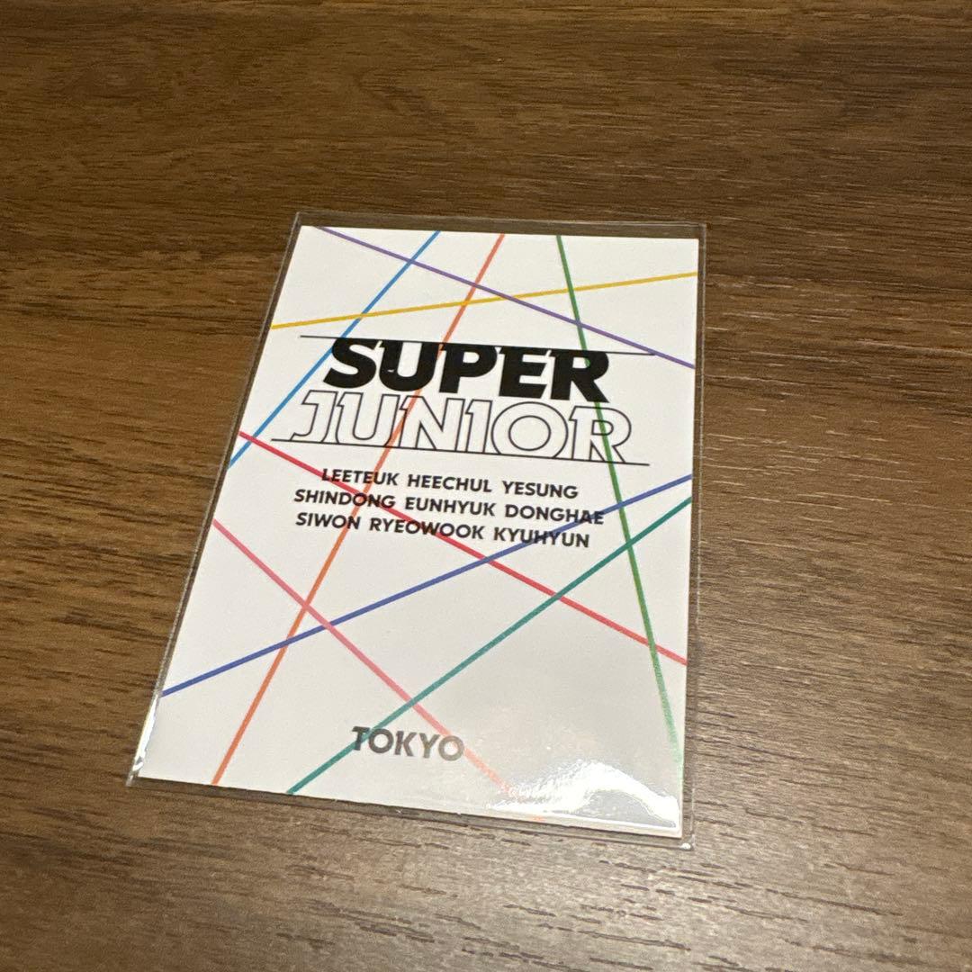 SUPER JUNIOR POP UP ウニョク 東京限定 ステッカーカード - メルカリ