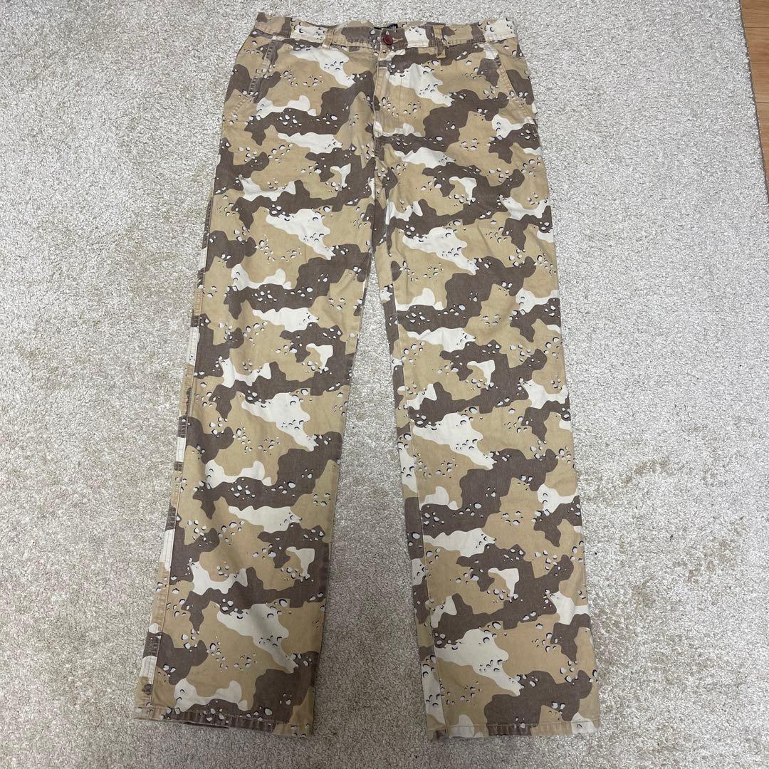 STUSSY old 迷彩 カモ ブラウン