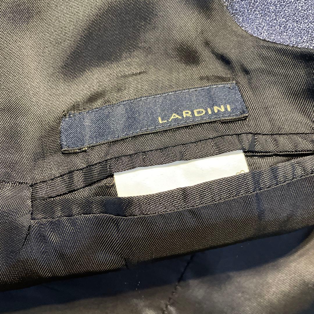 LARDINI横浜高島屋正規店購入 ジレ チェック柄 シルク混 定