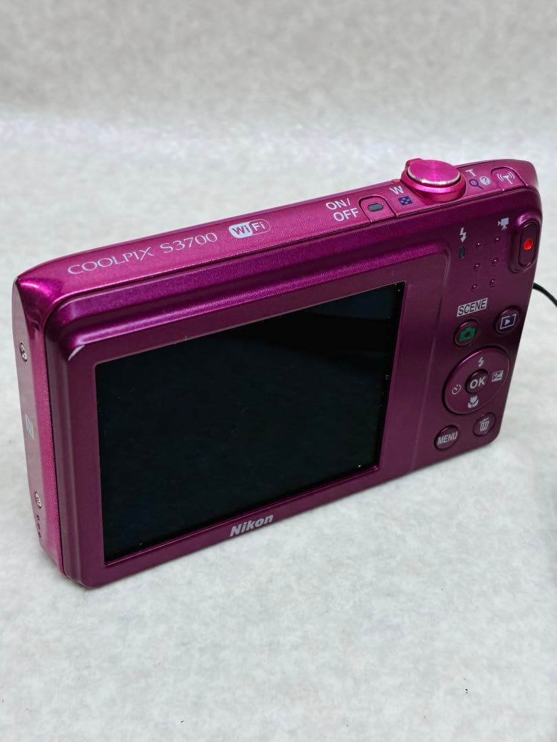 Nikon COOLPIX S3700 ニコン クールピクス Wi-Fi機能 - メルカリ