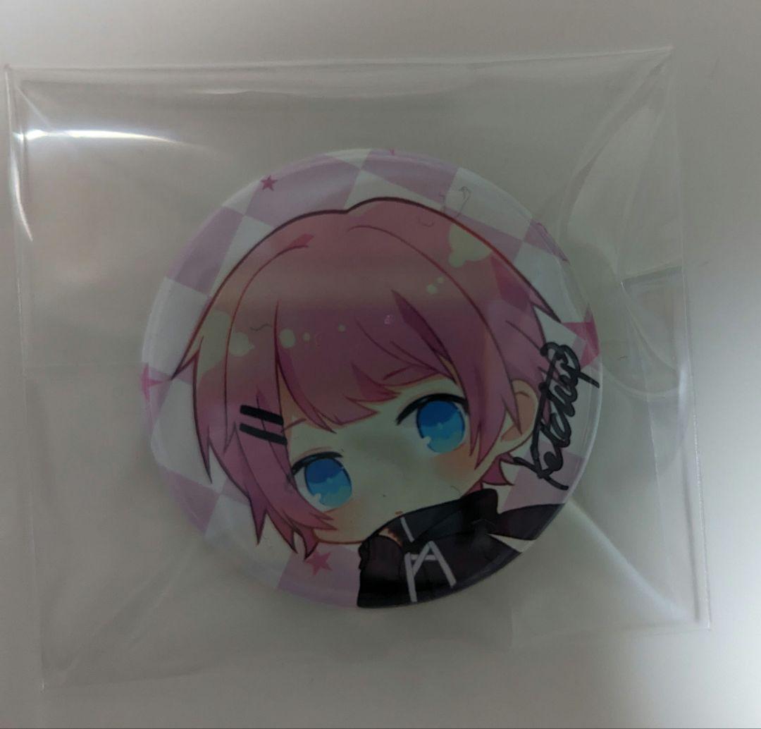 AMPTAKxCOLORS けちゃ サイン入り缶バッジ - メルカリ