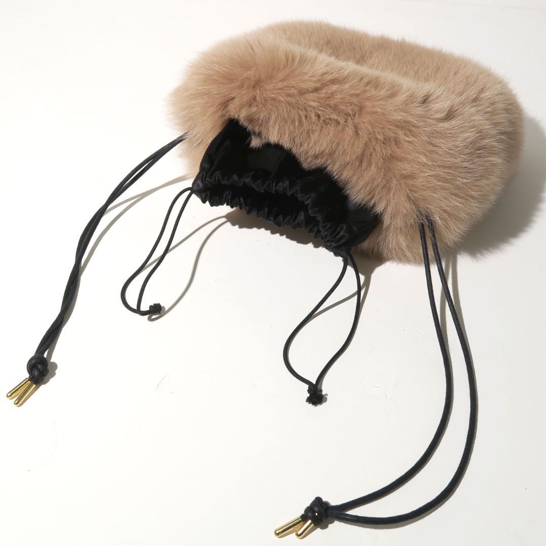 LUDLOW FOXショルダー 定価69, フォックスファー巾着バッグ