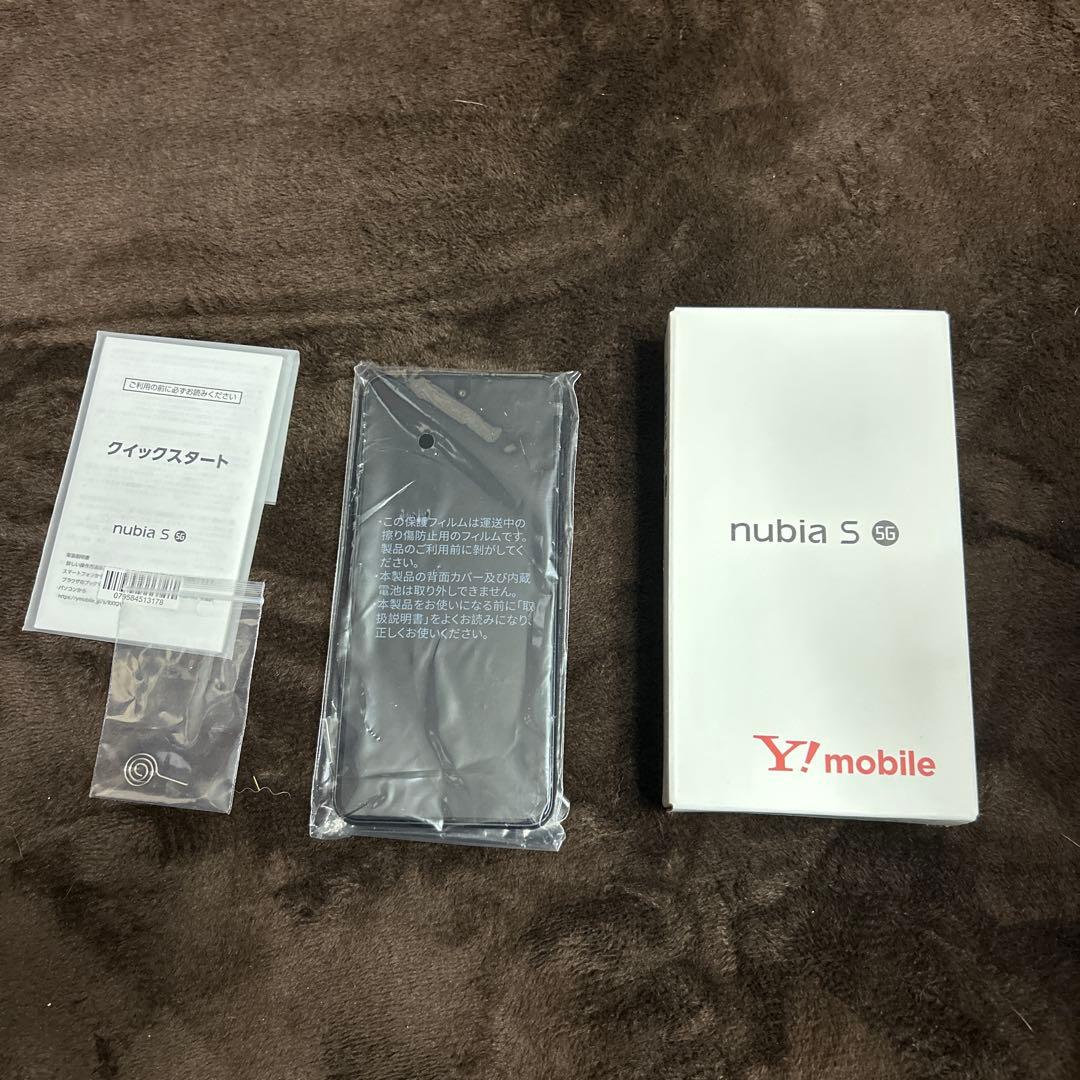 未使用品　nubia S 5G 本体 Yahoo!モバイル - nubia S 5Gの商品詳細