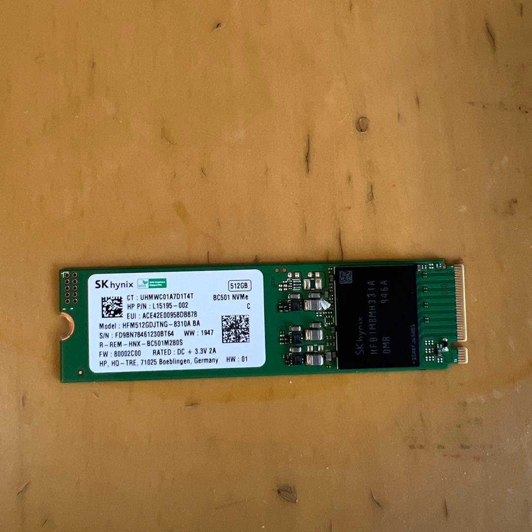 SKhynix NVMe 52GB SSD 32枚 - メルカリ