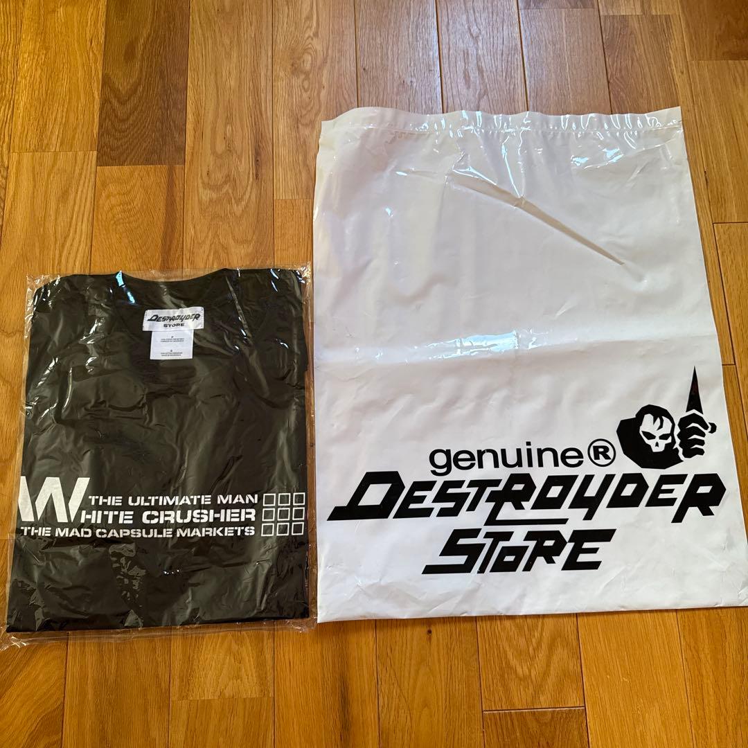 マッドカプセルマーケッツ限定Tシャツ黒Sサイズホワイトクラッシャー THE MAD CAPSULE MARKETS マッドカプセルマーケッツTシャツ - メルカリ