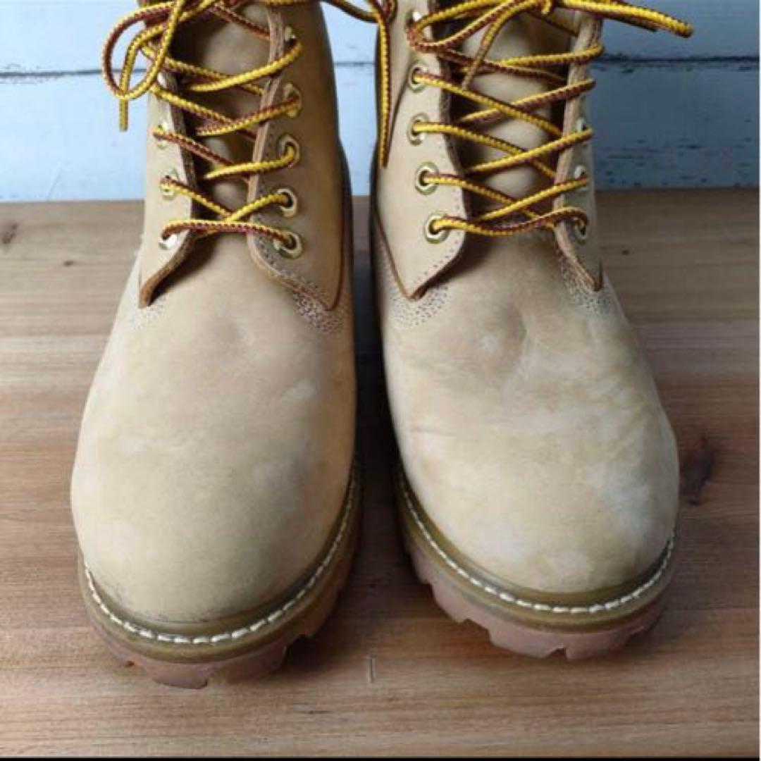 Hawkins ベージュ スエード ハイカットブーツ timberland風 - メルカリ