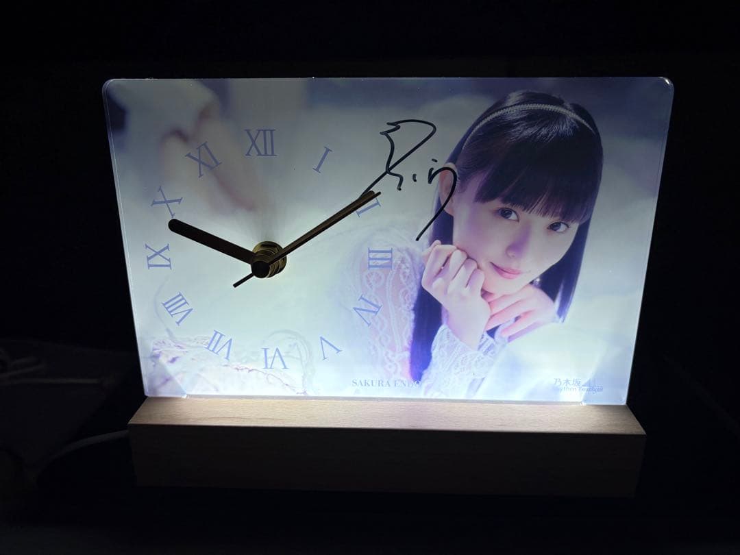 乃木フェス 7周年 遠藤さくら直筆サイン入りフォトクロック - メルカリ