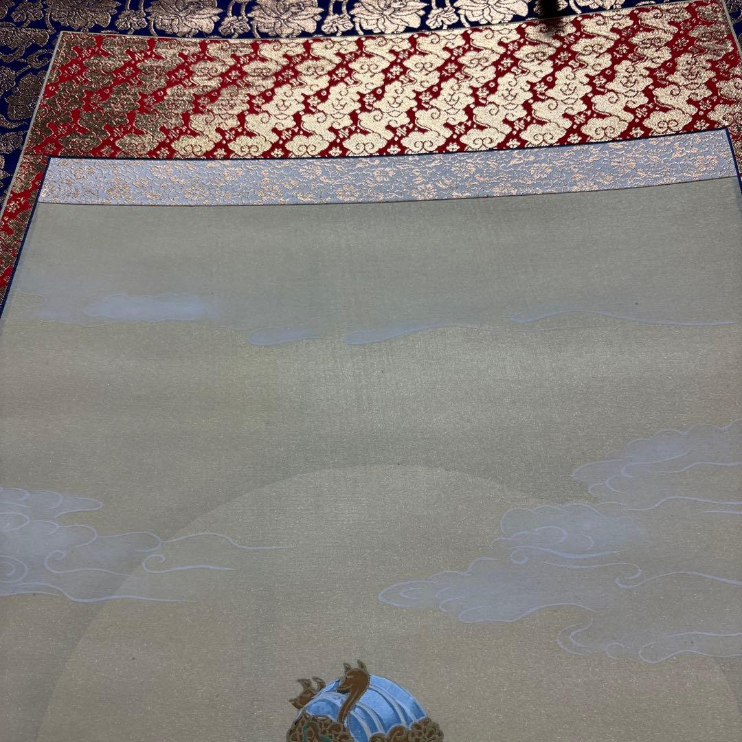 田中浩伸 掛軸 雲上観音 美術品 0121o83