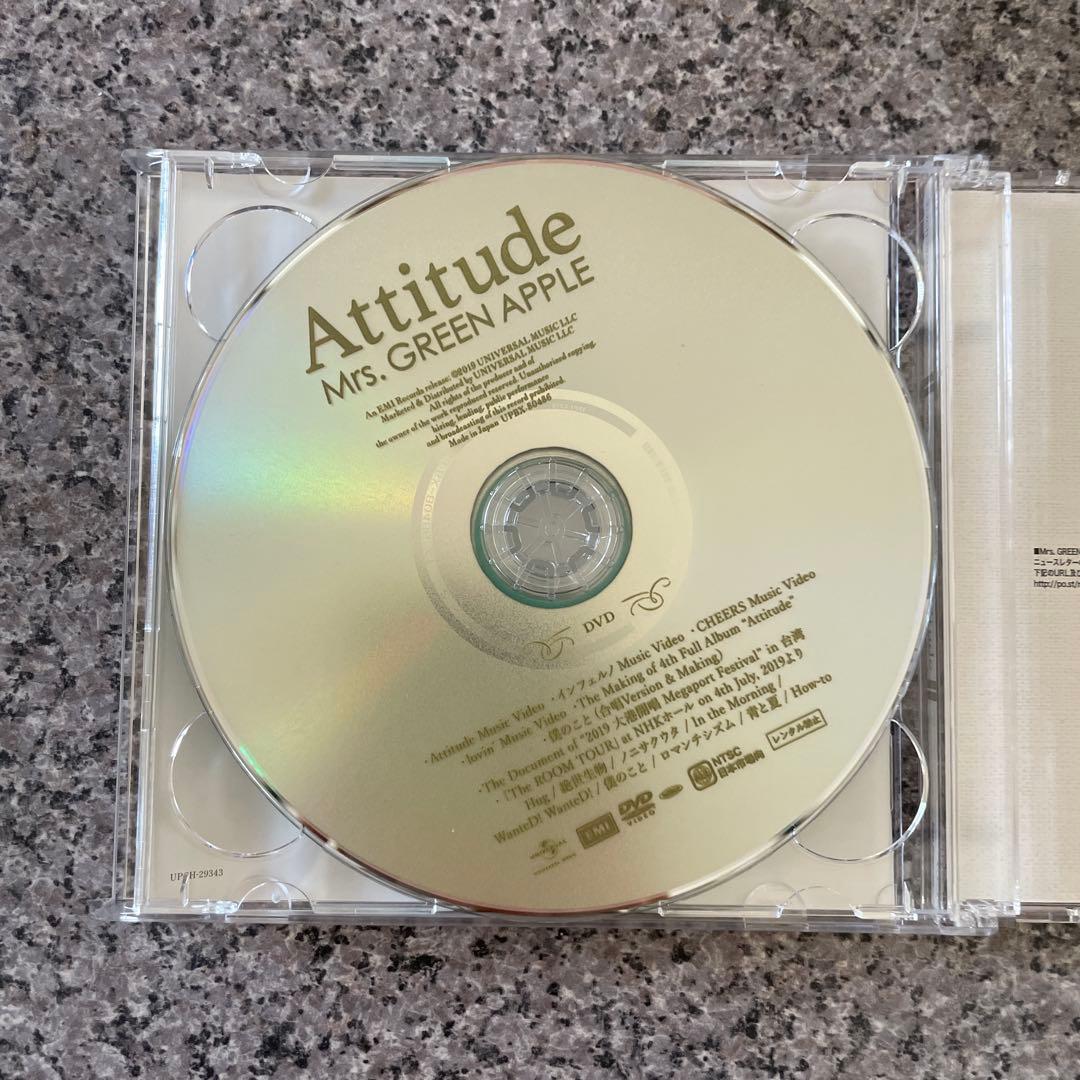 Mrs. GREEN APPLE Attitude 初回限定盤 CD DVD - メルカリ