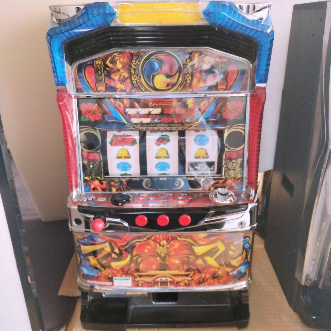 自宅迄配送】パチスロ スロット実機 マシマシ 5号機 コイン不要機 沖