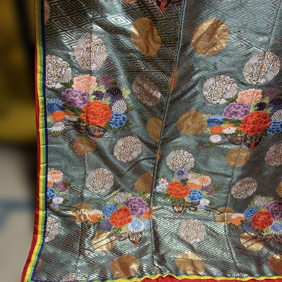 お値引き打掛 色打掛 西陣織 唐織 八重襲 正絹 - メルカリ