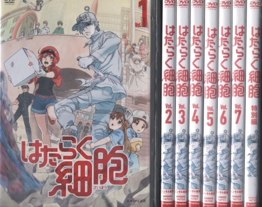 DVD はたらく細胞　全7巻＆特別編 Amazon.co.jp: はたらく細胞 全7巻 + 特別編 + !! 全4巻 + BLACK 全7巻