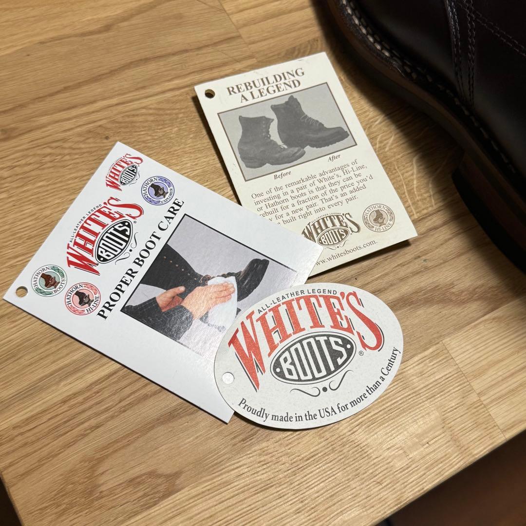 【美品】White's ホワイツ セミドレス ドレスブラウン 8.5E