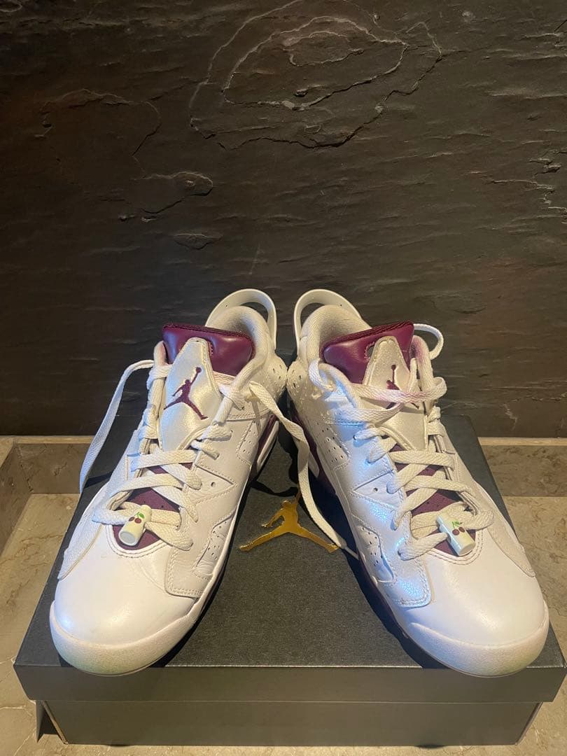 Jordan エア ジョーダン 6 ホワイト/バーガンディ Jordan 6 Retro 'Maroon' 2015 - Air Jordan - 384664 116 - white
