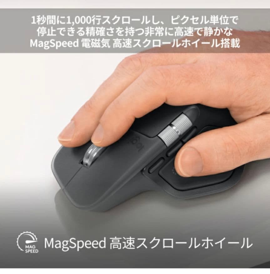 ほぼ未使用】ロジクール MX MASTER 4 MX2400GRda - メルカリ