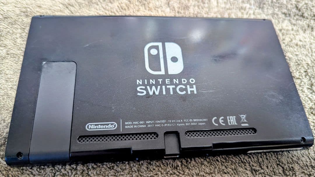 状態良 Nintendo Switch 2017年製 未対策機 背面クリアレッド - メルカリ