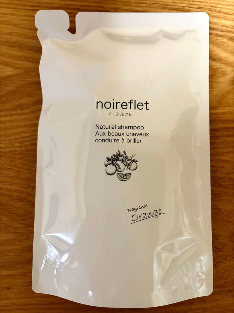 ノ・アルフレ ナチュラルシャンプー 290mL x 3本 オレンジ 詰め替え用