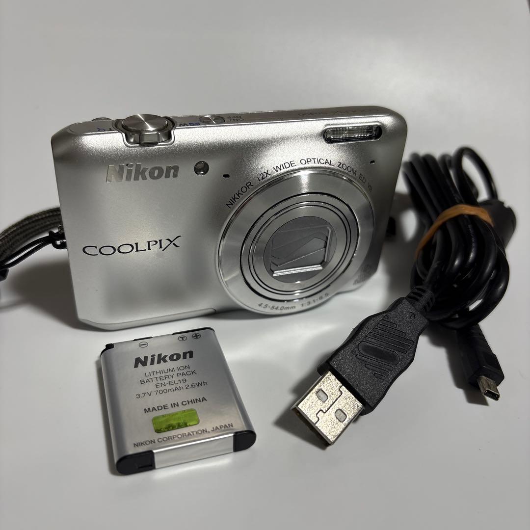 Nikon COOLPIX S6400 シルバー 動作確認済み