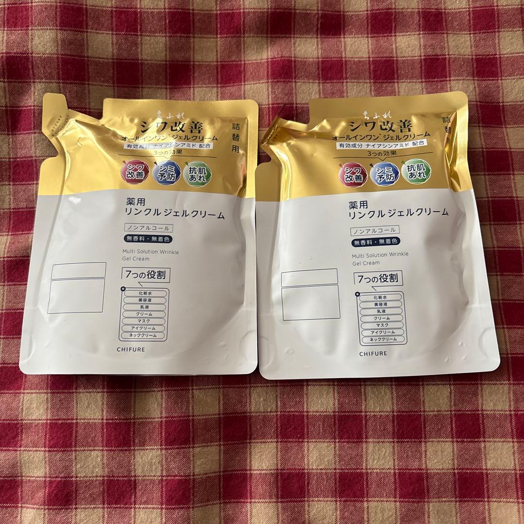 ちふれ薬用リンクルジェルクリーム 詰め替え用2袋 - メルカリ
