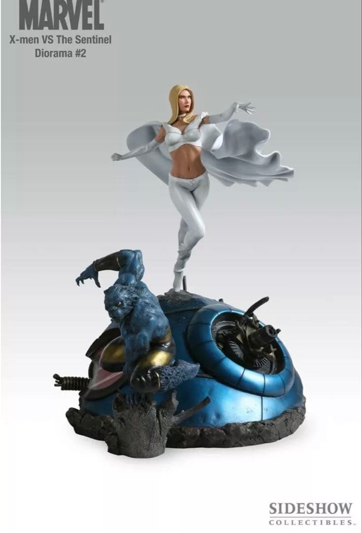 サイドショウ マーベル X- MEN エマ・フロスト＆ビースト スタチュー FIG]エマ・フロスト 「X-MEN」 MARVEL BISHOJOスタチュー 1/7PVC塗装