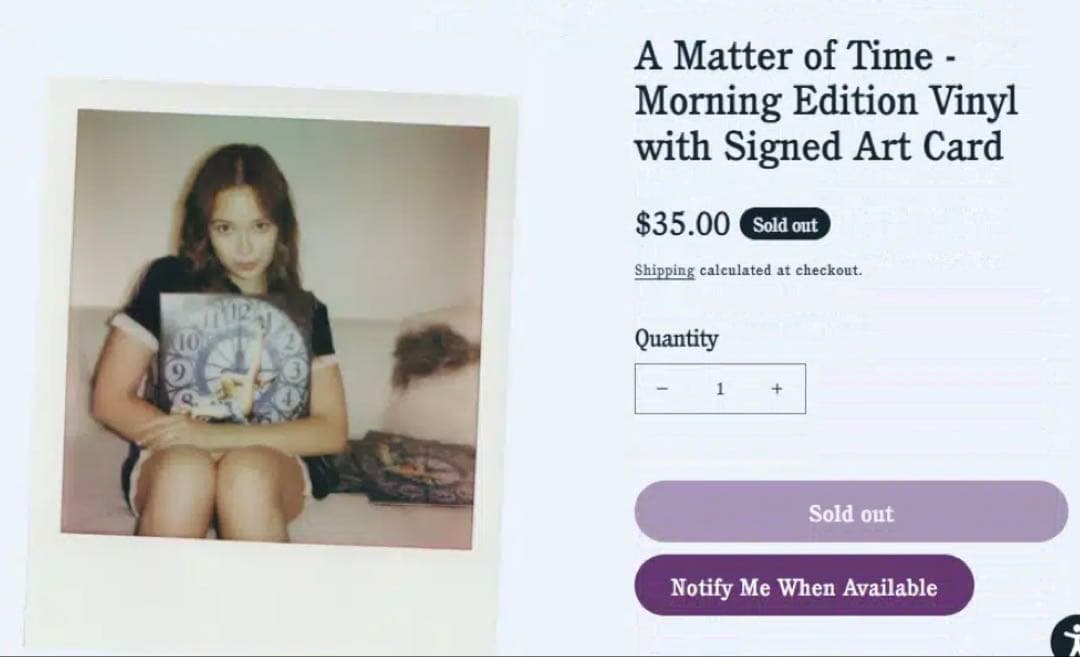 G*x様 Laufey A Matter of Time 直筆サイン入り レコー - メルカリ