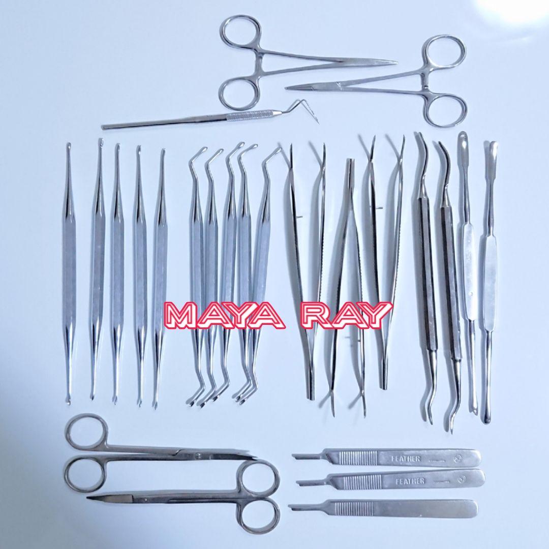 歯科 外科セット 鋭匙 ピンセット FEEDデンタル】鋭匙ピンセットの通販｜鋭匙ピンセット