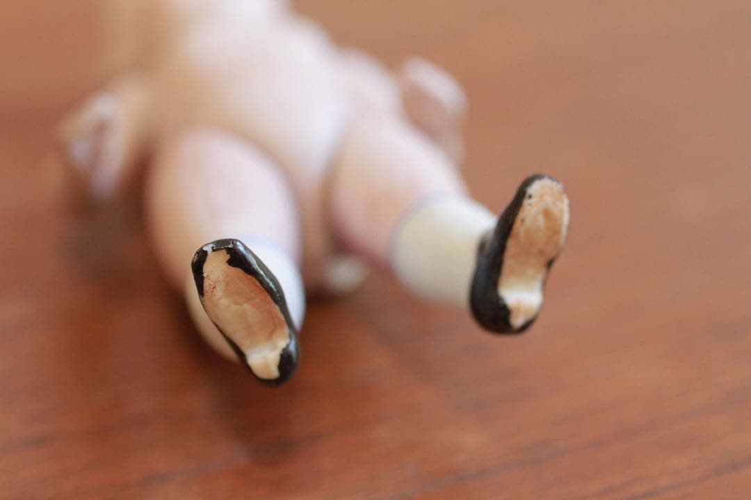 mellow様専用アンティーク ビスクドール ミニョネット SWC - メルカリ