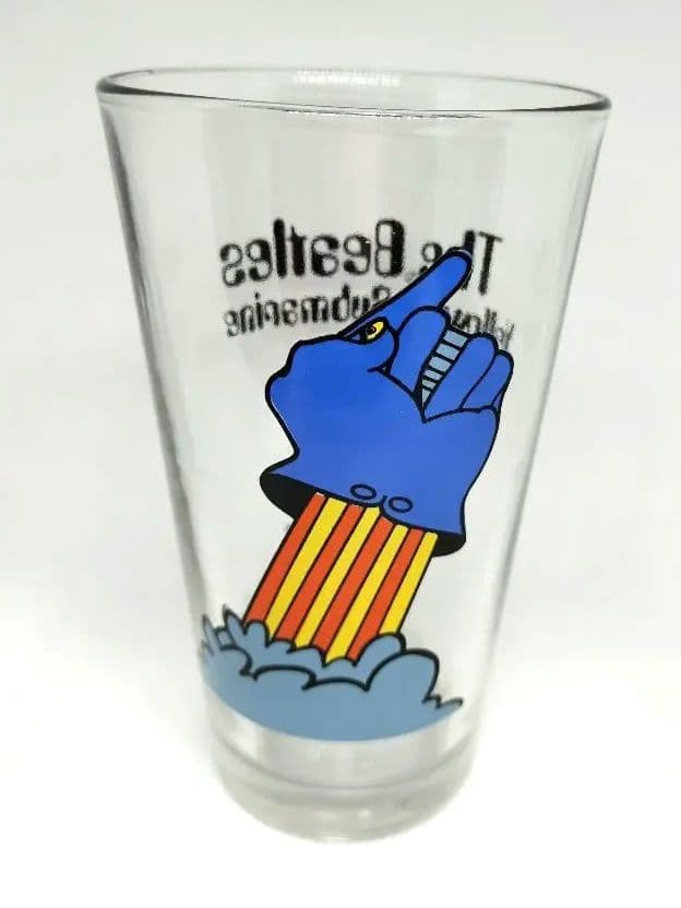 The Beatles タンブラー イエローサブマリン ヴィンテージ ハンカチ付