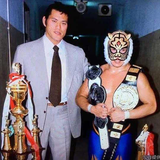 初代 タイガーマスク奪取 WWFジュニア ヘビー級チャンピオンベルト