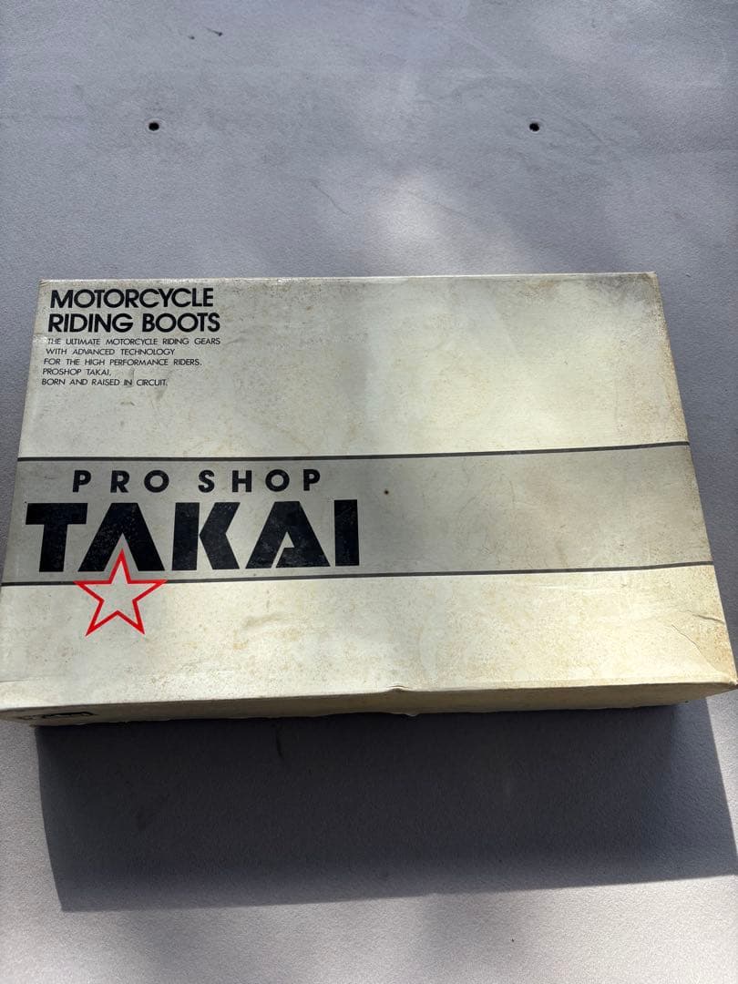 【新品未使用】当時物 タカイプロショップ Takaiバイク用ブーツ 26.5cm