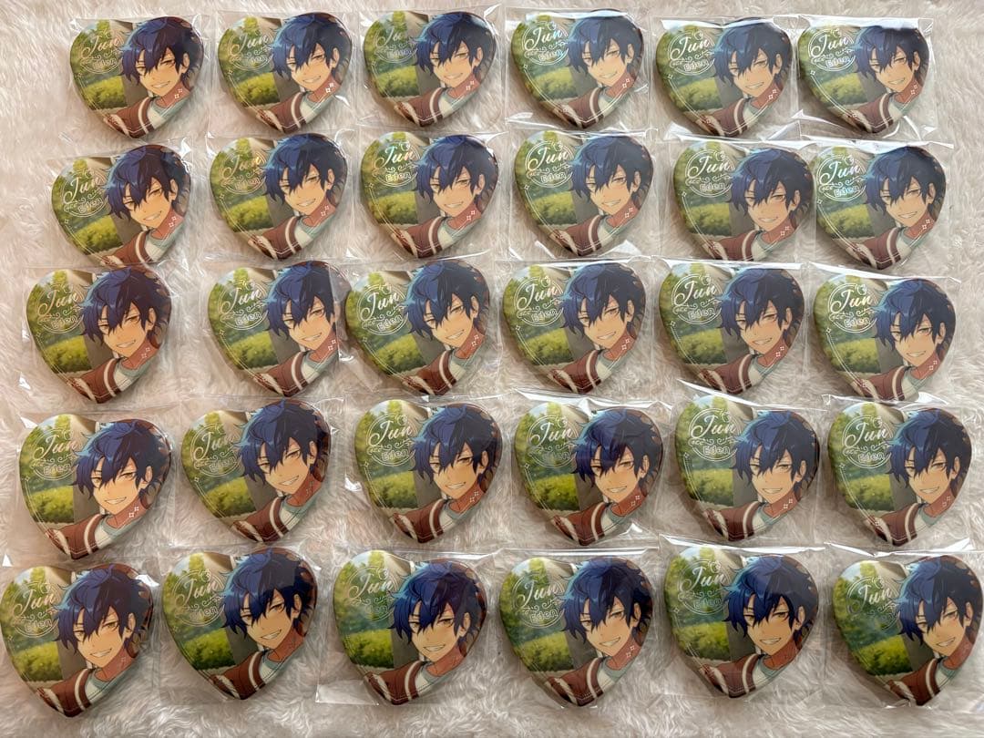 あんさんぶるスターズ あんスタ 中国 心光印彩 ハート缶バッジ30個 漣