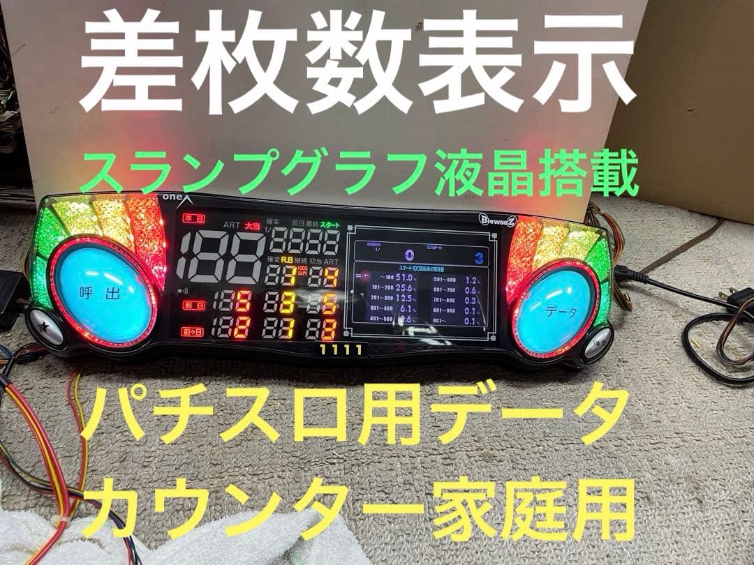 送料込みone Aビッグウォーズ5インチ液晶スランプグラフ搭載差枚数表示