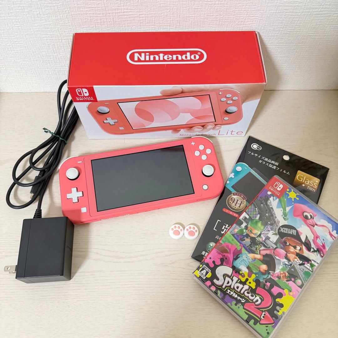 Nintendo Switch Lite コーラル ピンク Amazon.com: Nintendo Switch Lite - Coral - Switch : Video Games